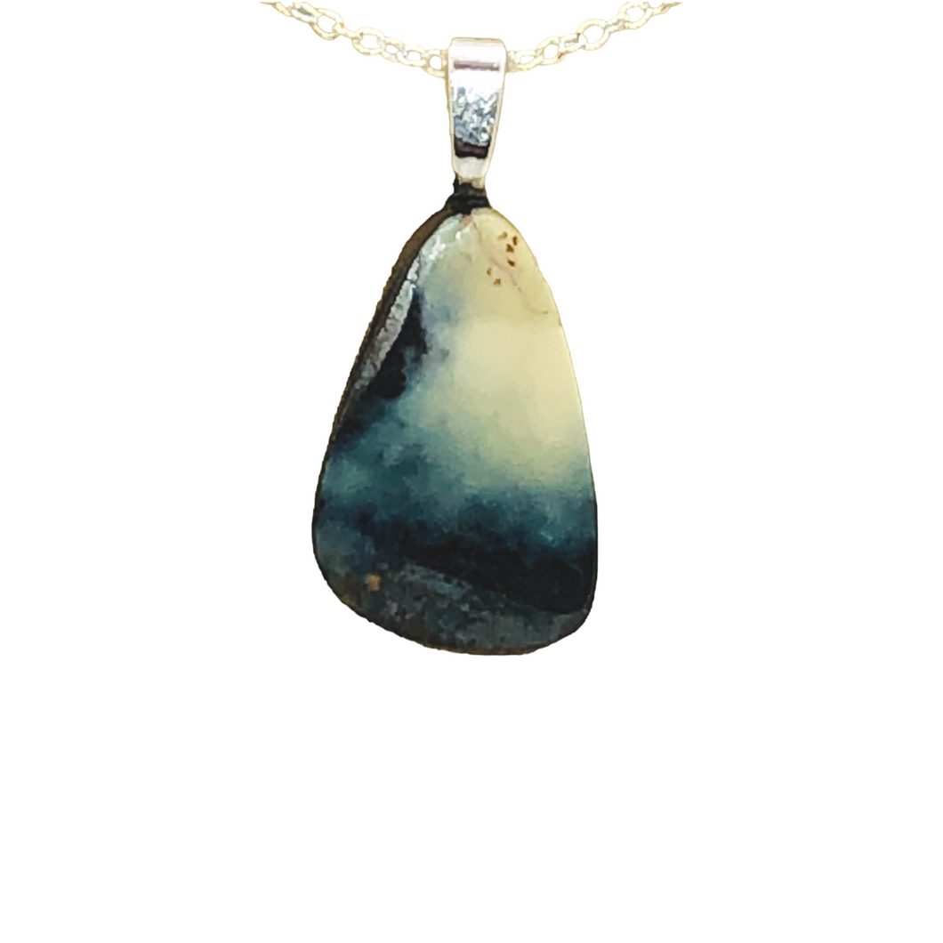 Boulder Opal  Pendant Necklace ~ Boulder Opal Necklace~