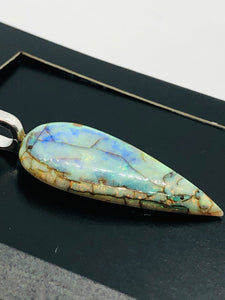 Opal  Necklace ~ Opal Pendant~ Monarch / Sterling Opal Silver Necklace
