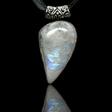 Moonstone Pendant Necklace ~ Sterling Silver Pendant